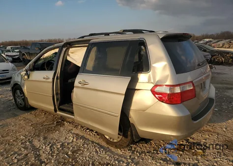 2005 Honda Odyssey Exl z USA, uszkodzony, nr VIN 5FNRL38725B047377